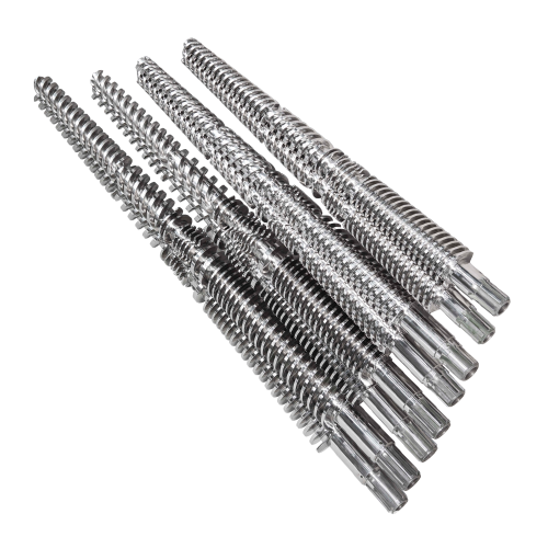 Conical twin screw barrel para sa plastic board machine